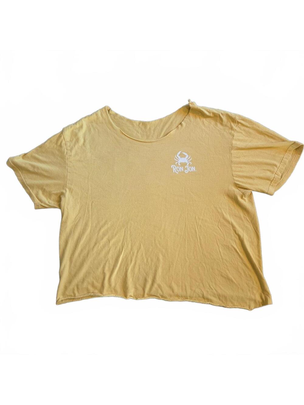 Ron Jon Surf Shop Yellow Crop T-Shirt